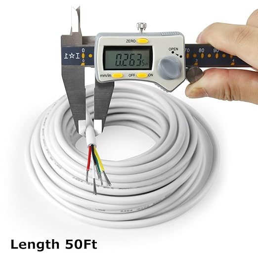 18 AWG RGBW Tinned Wire, 50 ft 