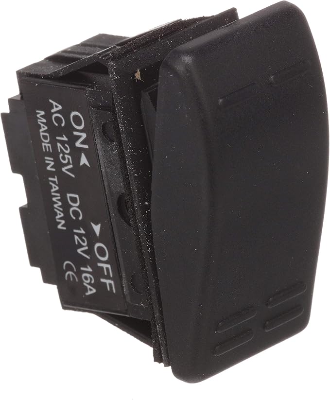 ROCKER SWITCH ON-OFF SPST BLK- SEACHOICE
