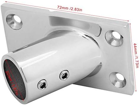 
60° Round Base 7/8 Stainless Steel
