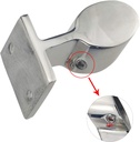 120° Fwd Rail FTG 1" Stainless Steel