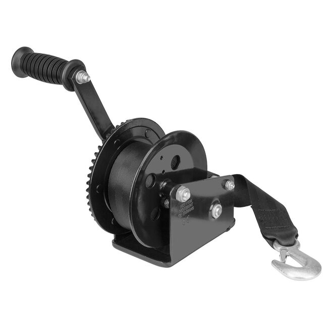 1800 lb. Manual Trailer Winch with Strap