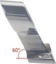 60° Center Rail FTG 1" Stainless Steel