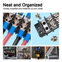 BusBar 20 Screw + Circuits #8-32 Terminal Size