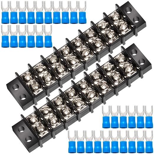 BusBar 20 Screw + Circuits #8-32 Terminal Size