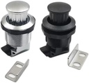 Chrome Plastic Pop-Out Knob Lock