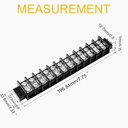 Double Row Terminal Block Bar 30 amp