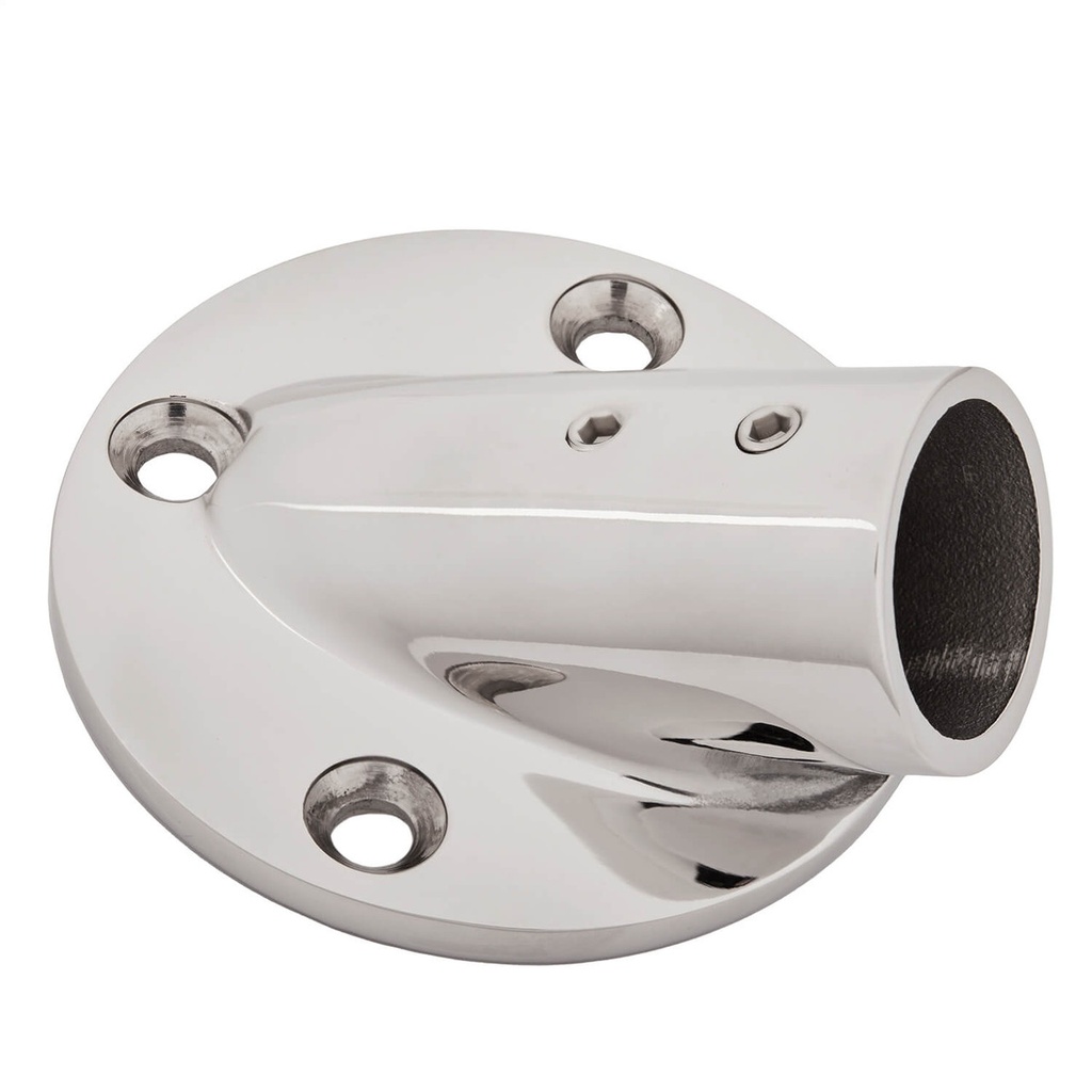 30° Round Base 1" Stainless Steel 