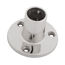 90* Round Base 1" Stainless Steel