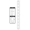 7" LED Contour Flex Light with Self Adhesive Backing, White and Blue