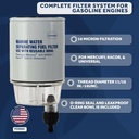 Fuel/Water Separator Element w/AquaVue Clear Collection Bowl