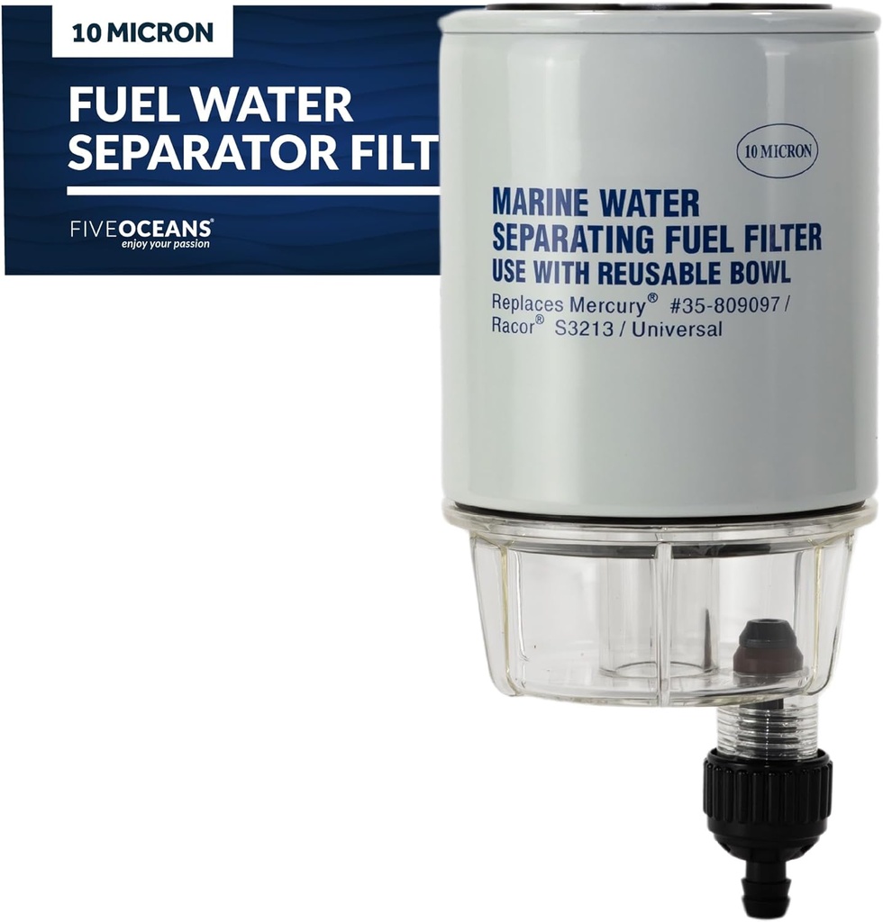 Fuel/Water Separator Element w/AquaVue Clear Collection Bowl