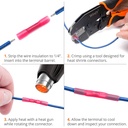Heat Shrink Butt Connectors AWG 22-16