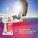 MARINE ADHESIVE SEALANT FAST CURE 5200 WHITE 05220 3OZ (88ML)