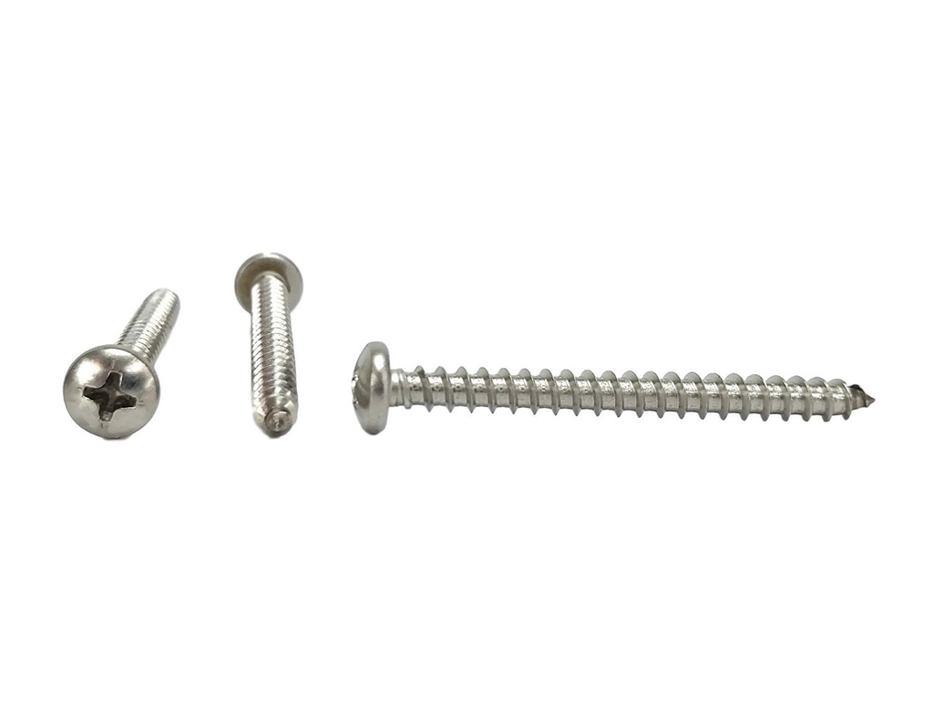Screw SS Phil pan #10 x 2"