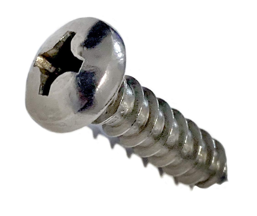 Screw SS Phil pan #10 x 1"