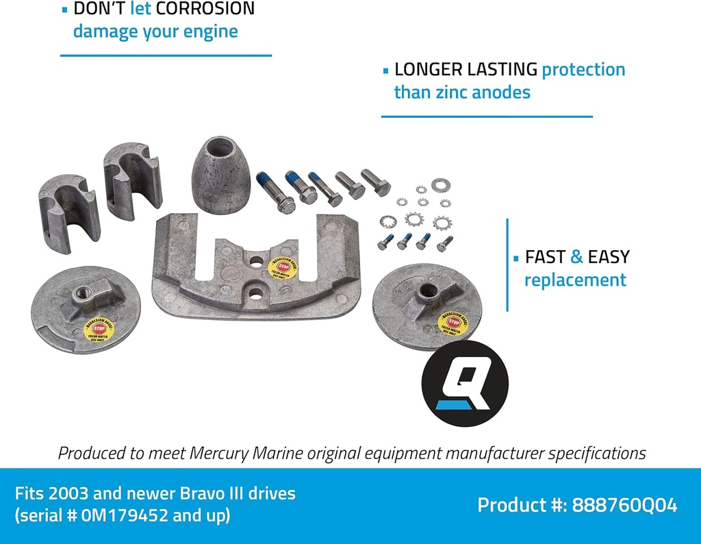 Bravo III Anode Kit 