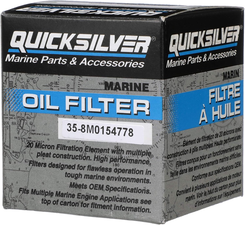 QuickSilver Marine Oil Filter 35-8M0154778