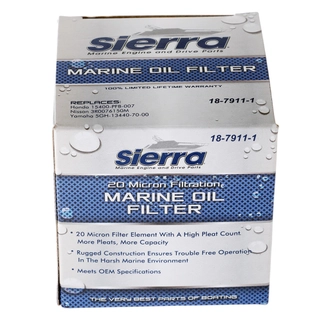 Sierra Marine Oil Filter 20 Micron 18-7911-1