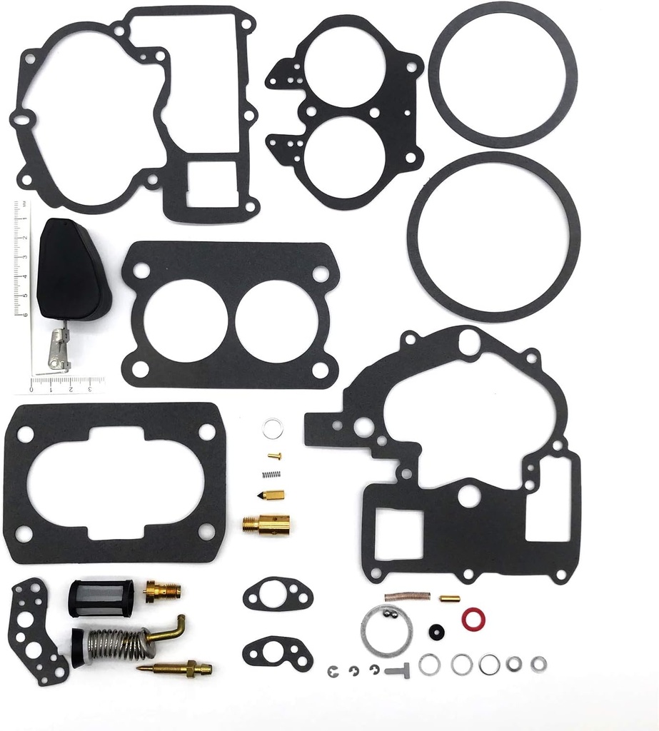 2 Barrel Carburetor Kit Rebuilt Mercruiser 