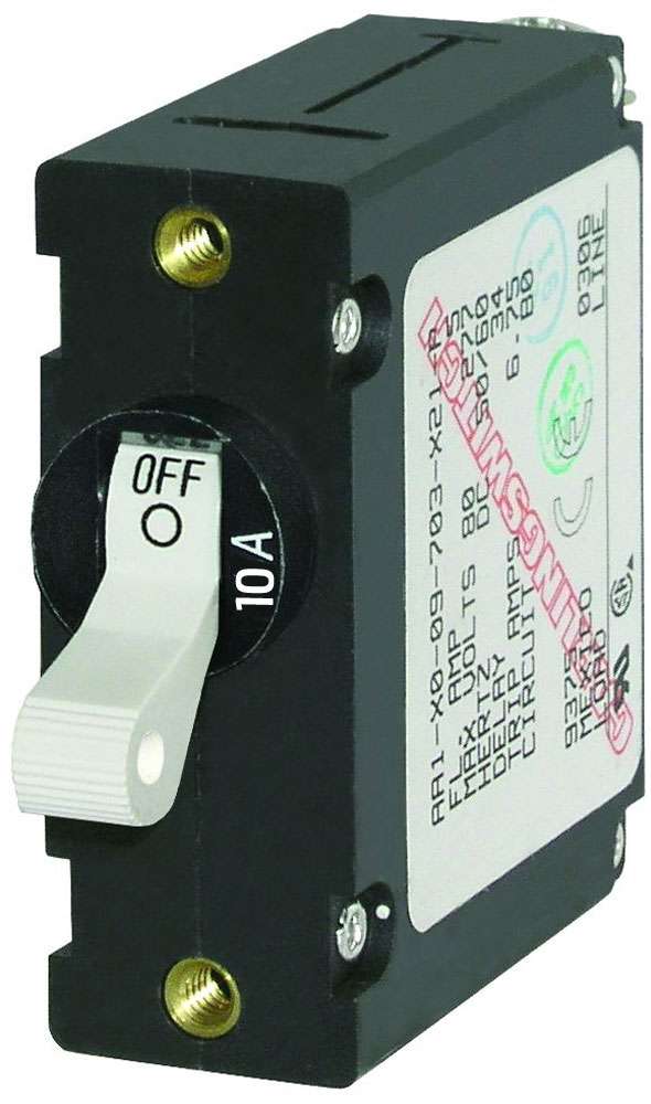 Blue Sea Systems 7206 10A Breaker - Profile View