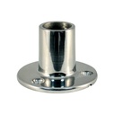 
90* Round Base 1" Stainless Steel