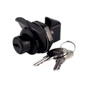 Black Lock Push To Close Latch with key