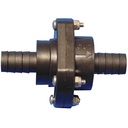 In line valve 1 1/8" scupper