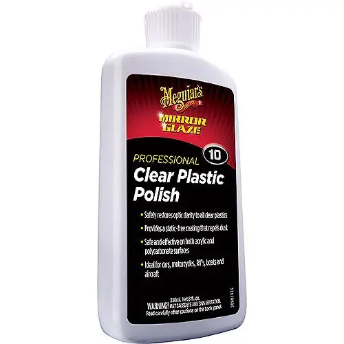 CLEAR PLASTIC POLISH 8 OZ