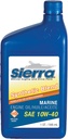 SIERRA Marine Synthetic Blend Oil 10W-40 FCW, Quart