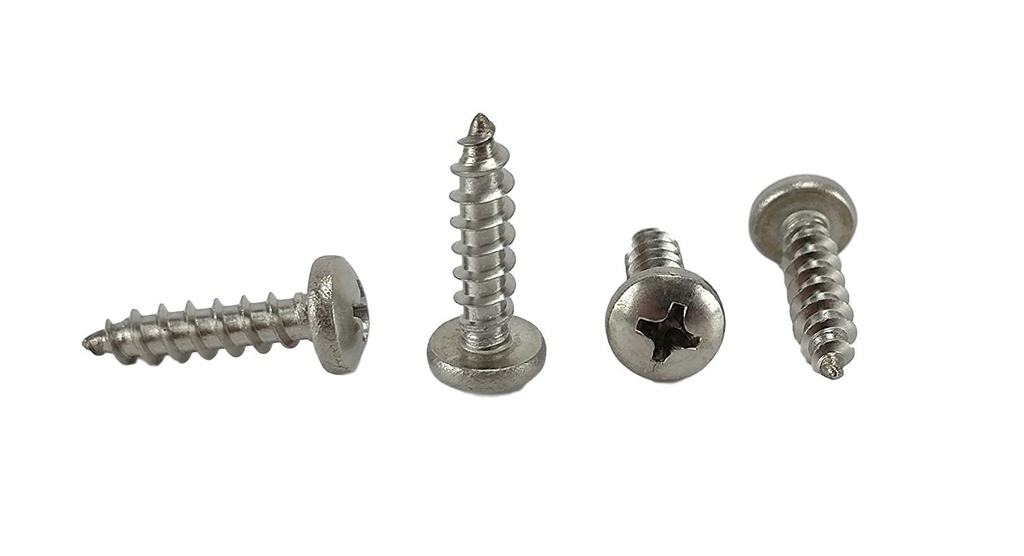 Screw SS Phil pan #10 x 3/4"