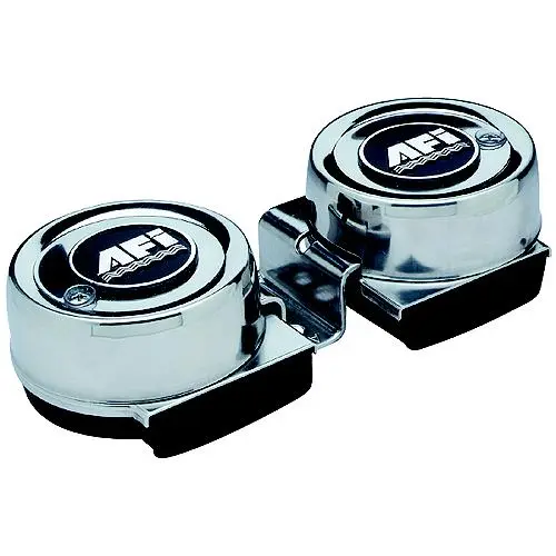 Marinco Mini Twin Electric Horn With Stainless Steel Cover