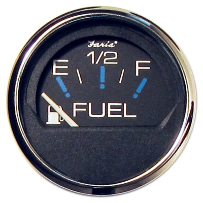 Fuel Gauge Faria Black 