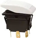 ROCKER SWITCH ON-OFF SPST BLK-SEACHOICE 10931