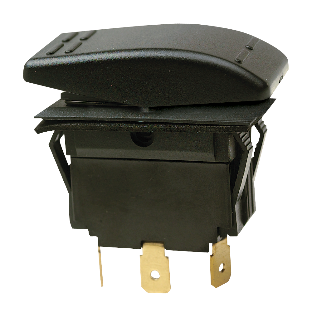 [50-10941] 	ROCKER SWITCH ON-OFF SPST BLK- SEACHOICE