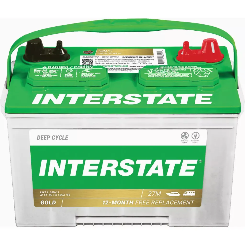 Interstate Deep cycle Battery 12v