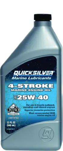 Quicksilver 25w 40 Qt 
