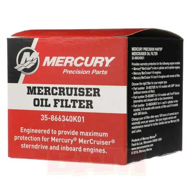 Mercury Filter Oil 35-866340k01