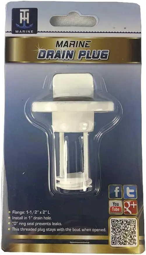 DRAIN PLUG W/O-RING WHITE