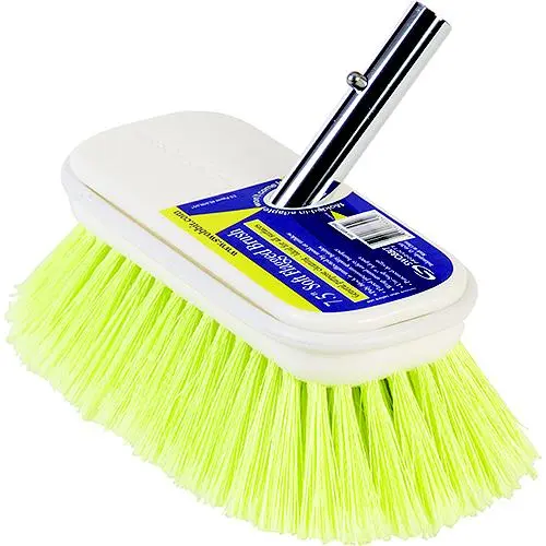 Swobbit Cleaning Brush, Soft Flagged, Yellow