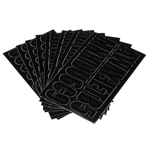 148 Piece Letter & Number Kit - Black 3-1/4"