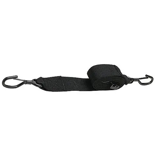 Seachoice Gunwale Trailer Tie Down Strap 2" Wide - Black 14'L -4.27M