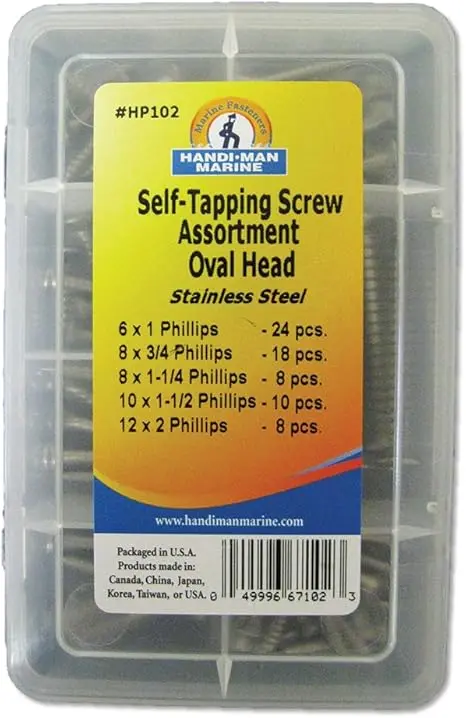  Self Tapping Kit - 68 Pieces SS