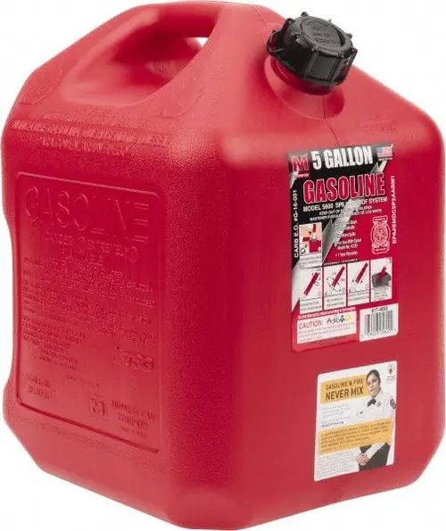 Briggs & Stratton 85053 Gas Can, 5 gal, Polyethylene, Red