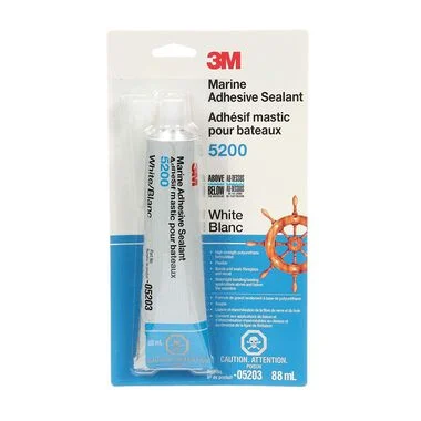 3M 5200 Series White Marine Adhesive Sealant 3oz