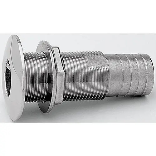  Attwood Thru Hull Stainless Steel 1-1/8" For Hose
