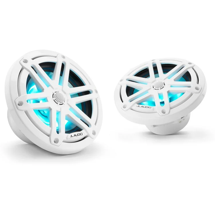 JL M3 Speakers 6.5 In LED White Sports