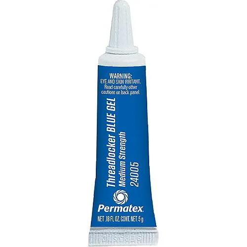 Permatex Medium Strength Threadlocker Blue Gel, 5 gr., Blue