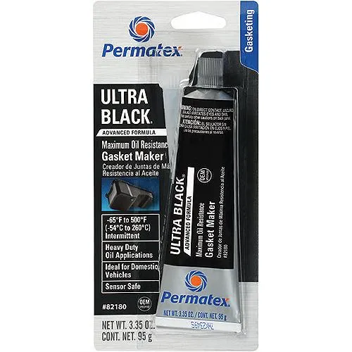 [82180] Permatex Ultra Black® Oil Resistant RTV Silicone Gasket Maker