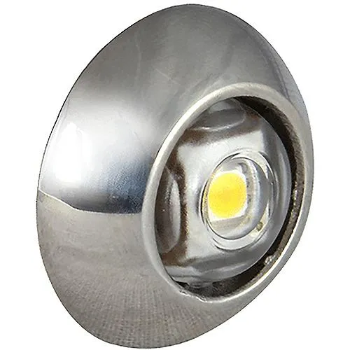 Exuma Courtesy Lights Stainless Still -  White