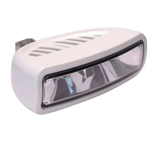 [451-101710] Caprera3 Bracket Mount LED Flood Light, White Housing, Spectrum Colors